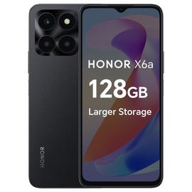 SIM Free HONOR X6a 128GB Mobile Phone - Midnight Black