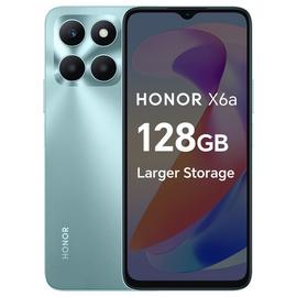 SIM Free HONOR X6a 128GB Mobile Phone - Cyan