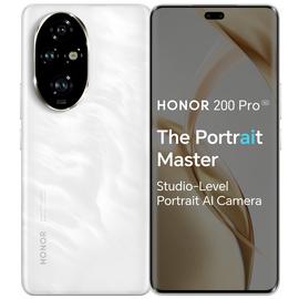 SIM Free HONOR 200 Pro 5G 512GB AI Mobile Phone - White