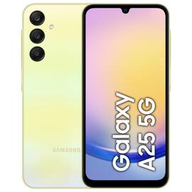 SIM Free Samsung A25 5G 128GB Mobile Phone - Yellow