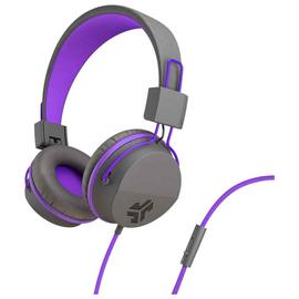 JLab JBuddies Kids Headphones - Grey/ Purple